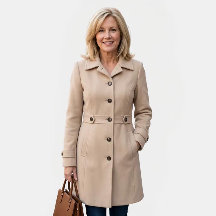 Olivia | Elegant Wool-Blend Coat