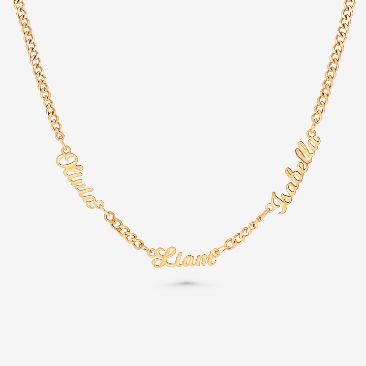 Multiple Name Necklace