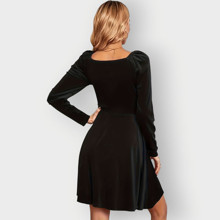 June - Velvet Skater Dress