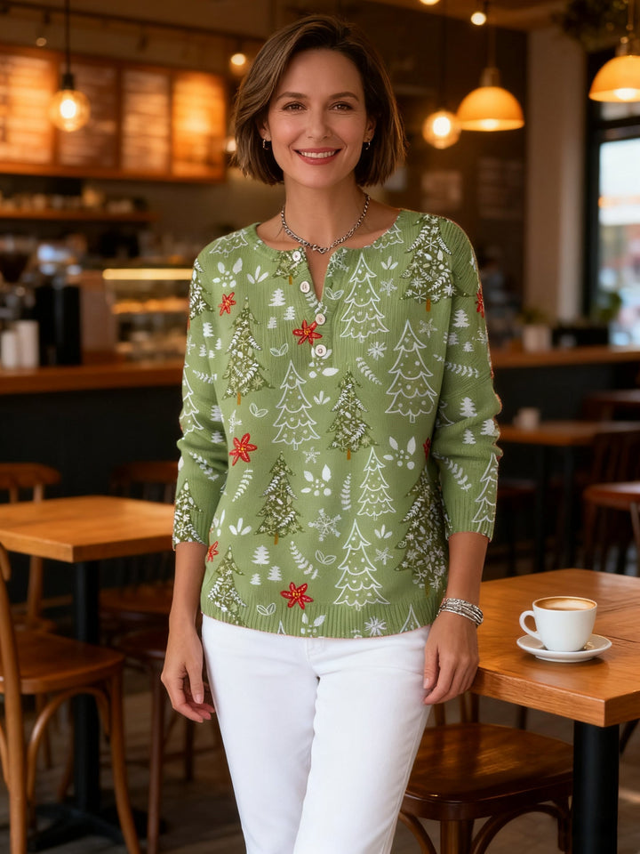 Sarah | Winter Pines Holiday Knit