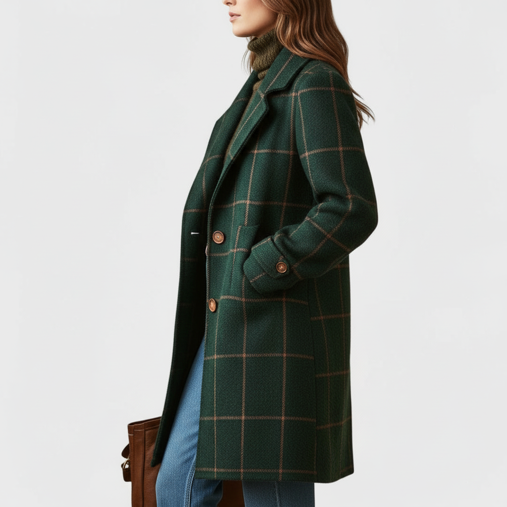 Florine | Classic Check Coat
